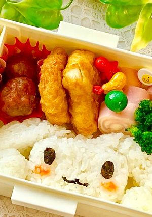 シナモロール☆シナモンのおにぎり弁当-レシピのメイン写真
