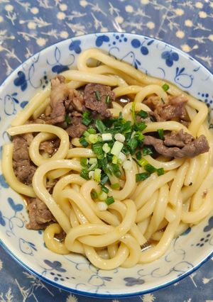 もう無理な日の⭐️レンチン肉うどん-レシピのメイン写真