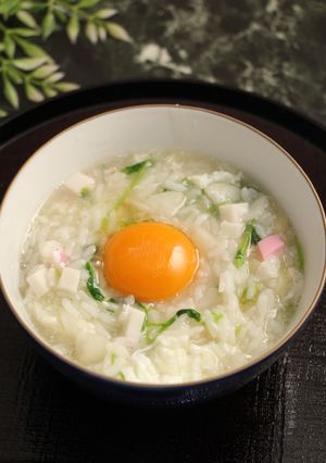 簡単！贅沢☆七草卵粥-レシピのメイン写真