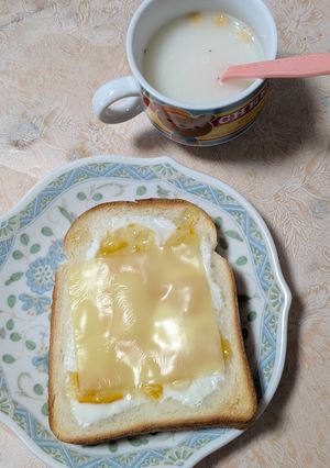 簡単★チーズケーキ風トースト-レシピのメイン写真