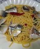 コノシロのオイルベースパスタ