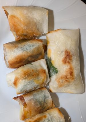 減塩 大葉とチーズ肉玉の包み揚げ-レシピのメイン写真