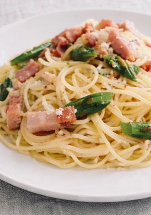 アスパラガスとベーコンのパスタ-レシピのメイン写真