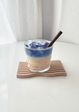 ブルーカフェラテ-レシピのメイン写真