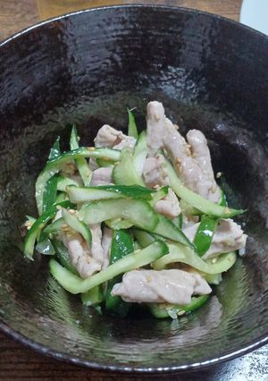 もつ胡瓜胡麻油和え-レシピのメイン写真