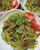 フレッシュバジルのジェノベーゼパスタ🌿