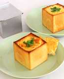 プチキューブ型で作る♪丸ごとグラタンパン