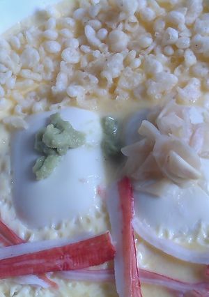 レンチンで豆腐入り茶碗蒸し風V14〜たぬき-レシピのメイン写真
