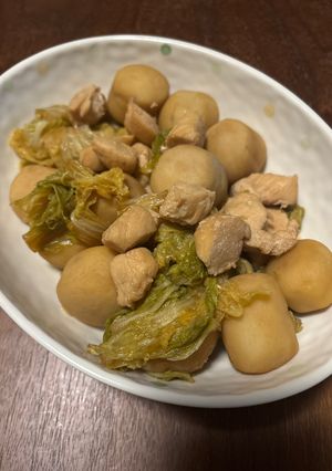 さといもと白菜の煮物-レシピのメイン写真