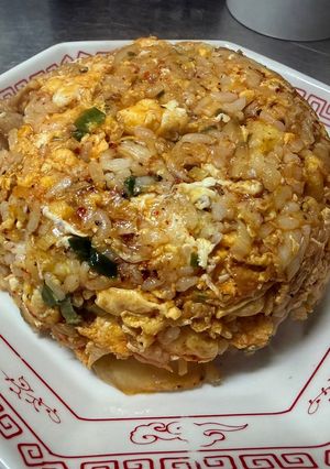 ビビンバ風豚バラ肉入りキムチチャーハン-レシピのメイン写真