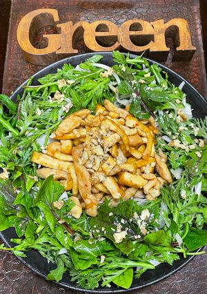 春野菜と厚揚げ鶏胸肉炒めナンプラーサラダ-レシピのメイン写真