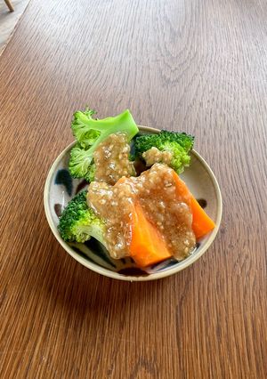 ブロッコリーと人参の温野菜サラダ-レシピのメイン写真