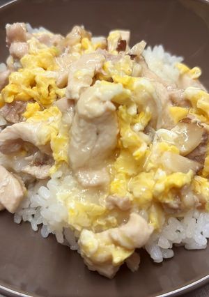幼児食＆大人用を一度に　二刀流親子丼-レシピのメイン写真