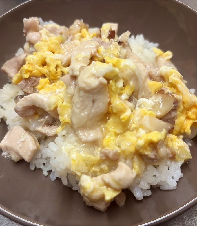 幼児食＆大人用を一度に　二刀流親子丼-レシピのメイン写真