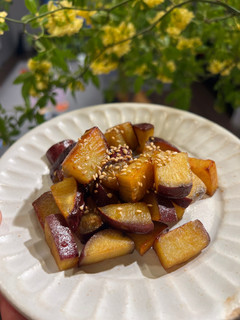 〈揚げない〉さつま芋の甘醤油-レシピのメイン写真