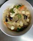 肉無豆腐クリーミー梅炒飯味豆腐野菜炒め