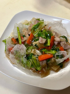 ライスペーパーでおこげ風餡掛け-レシピのメイン写真
