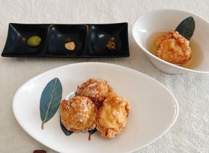 簡単つまみ飯・2種類の海老しんじょう-レシピのメイン写真