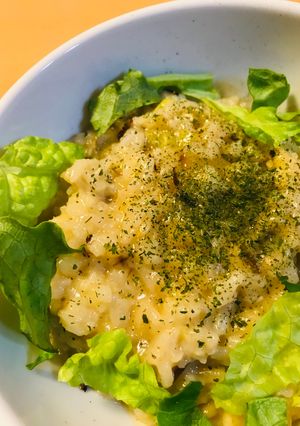 鍋の〆雑炊●キャベチーズのリゾット風雑炊-レシピのメイン写真