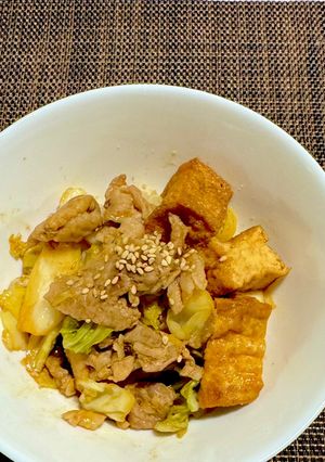 厚揚げで かさまし回鍋肉-レシピのメイン写真