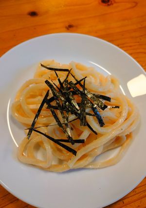 一人前レシピ！！明太うどん-レシピのメイン写真