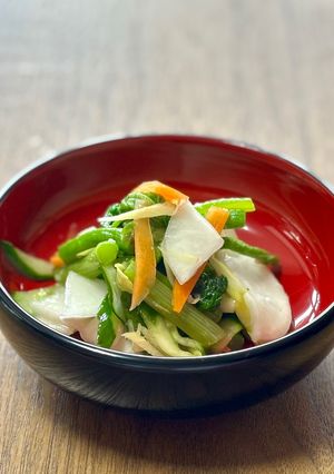 アイコと色々野菜の浅漬け-レシピのメイン写真