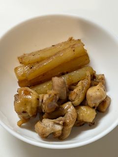 鶏肉と大根の炒め煮-レシピのメイン写真