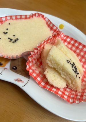 レンジで簡単！HMで蒸しパン（卵不使用）-レシピのメイン写真