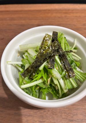 水菜とツナのさっぱりサラダ-レシピのメイン写真
