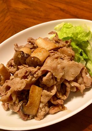 調味料2つだけ☆ポン酢で簡単生姜焼き風-レシピのメイン写真