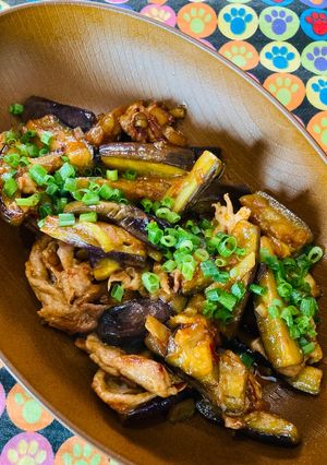 豚肉とナスで\夏のちょい辛!にんにく飯/-レシピのメイン写真