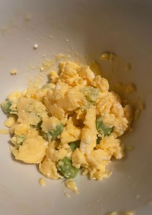 枝豆入りレンチン炒り卵-レシピのメイン写真