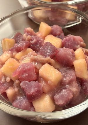 さつまいもとりんごの温サラダ-レシピのメイン写真