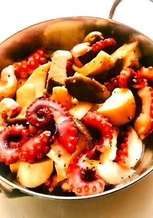 😊簡単おつまみ♪たことエリンギの炒め物😊-レシピのメイン写真