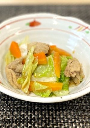 信州の赤味噌と麦味噌のキャベツと豚肉炒め-レシピのメイン写真