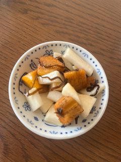 カブと柿の塩昆布和え -レシピのメイン写真