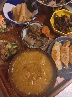 セロリと玉ねぎのお味噌汁-レシピのメイン写真
