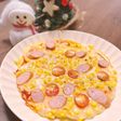 クリスマスに☆お豆腐で簡単!塩麹ピザ
