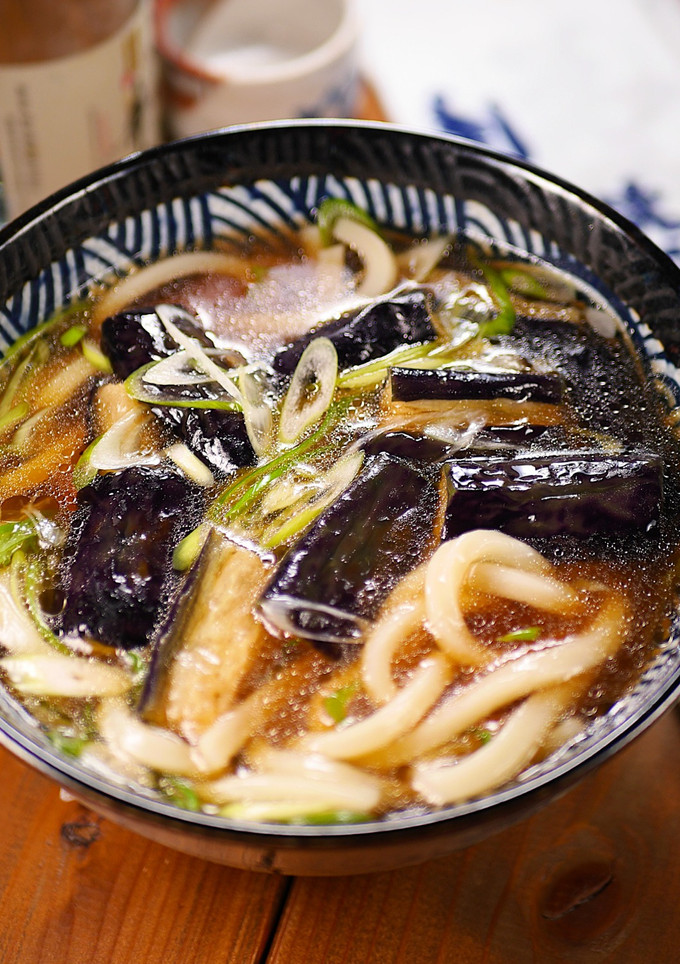 行列の🍜とろとろなすの揚げびたしうどん-レシピのメイン写真