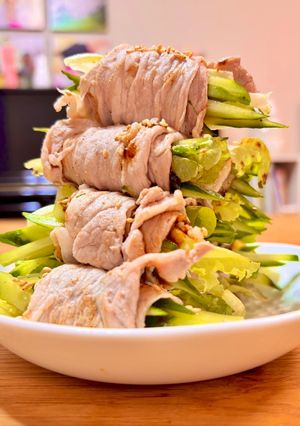 豚肉のレタスきゅうり巻き☆今夜の夕飯-レシピのメイン写真