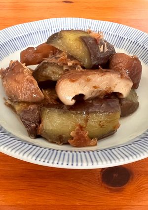 野菜料理♡簡単10分♡茄子と椎茸の旨煮-レシピのメイン写真