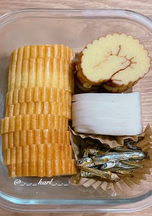 夫用好きな品だけおせち盛付覚書2026-レシピのメイン写真