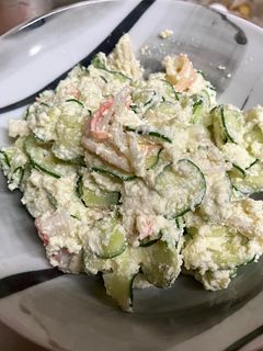 おからとカニカマ、きゅうりのサラダ-レシピのメイン写真