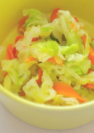 冷凍保存に便利な♪レンジで蒸しキャベツ-レシピのメイン写真