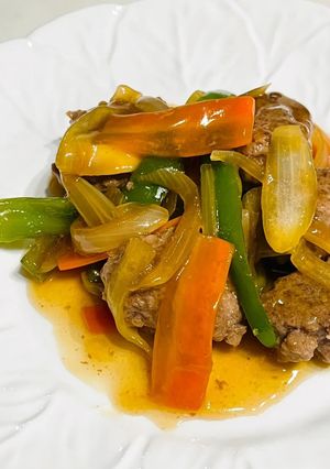 肉団子の野菜あんかけ-レシピのメイン写真