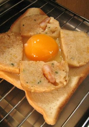 チャーハン餅×食パン-レシピのメイン写真