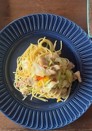 買い出し不要和風パスタ-レシピのメイン写真