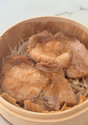 ☆豚ロース塩麹みそ漬け蒸し☆せいろ-レシピのメイン写真