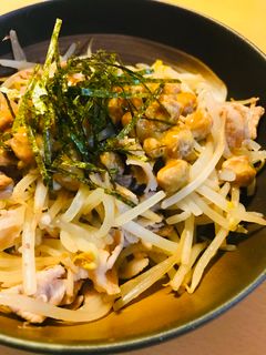 いろいろ節約●豚こまぎれ肉&もやし炒め-レシピのメイン写真