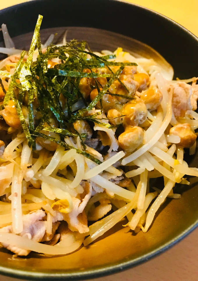 いろいろ節約●豚こまぎれ肉＆もやし炒め-レシピのメイン写真